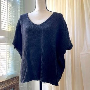 NWT Ralph Lauren Denim Label Black Merino Wool Sweater